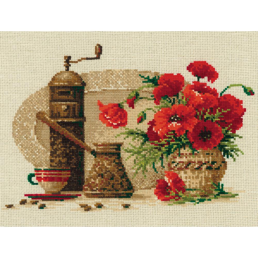 Coffee (14 Count) Counted Cross Stitch Kit